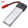 10pcs JST 37V 500mAh Battery for Wltoys V212 V222 V959