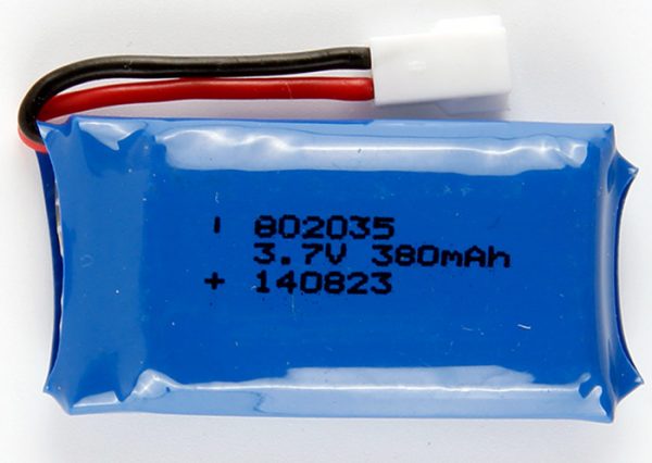 25C 37V 380mAh Battery for Hubsan H107 series JXD 385 F180 380 Ladybird and others