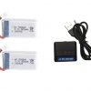 2pcs 37V 800mAh Battery 5 in 1 USB Charger for SYMA X5 X5C X5SC X5SW