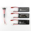 3pcs 15C 74V 610mAh Battery Charging Cable for Hubsan H502S H502E