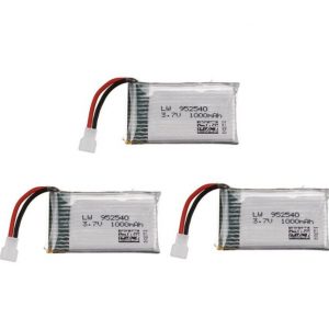 3pcs 37V 1000mAh Battery for Syma X5 X5C X5SC X5SW TK M68 CX 30 K60 905 V931