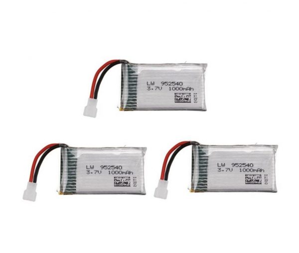 3pcs 37V 1000mAh Battery for Syma X5 X5C X5SC X5SW TK M68 CX 30 K60 905 V931