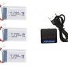 3pcs 37V 800mAh Battery 5 in 1 USB Charger for SYMA X5 X5C X5SC X5SW