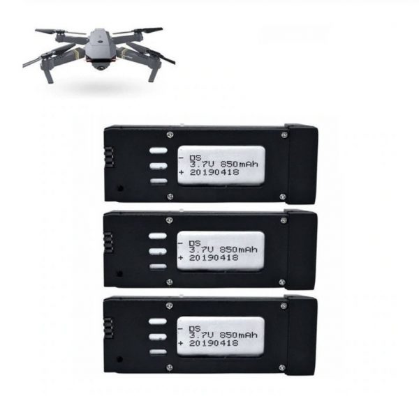 3pcs 37V 850mAh Battery for Eachine E58 JY019 S168