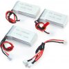 3pcs 74V 1000mAh Battery with Cable for WLtoys V912 V915 MJX X600