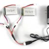3pcs Battery 74V 450mAh Charger for Cheerson CX 32 CX 33 CX 33C CX 33S CX 33W