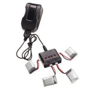 4pcs 37V 150MAH Battery X4A A Charger for Eachine H8 Mini