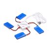 4pcs 37V 730mAh Battery with SJ C1001 Charger for WLtoys V686 V686G