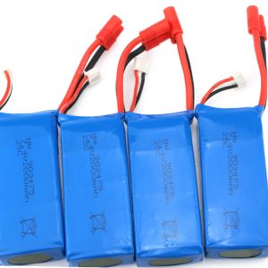 4pcs 74V 2000mAh Battery Banana Connector for Syma X8C X8W X8G