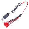 5 in 1 37V 1S LiPo Charging Cable USB Cable with JST Connector for V959 V212 V222 H8C H11C H12