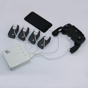 5 in 1 Charger for 4pcs Battery Transmitter Dual USB Battery for DJI Spark