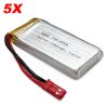 5pcs 20C 37V 750mah H12C 10 Battery for JJRC H12C