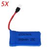 5pcs 25C 37V 380mAh Upgraded Battery for Hubsan X4 H107L H107C H107 Ladybird