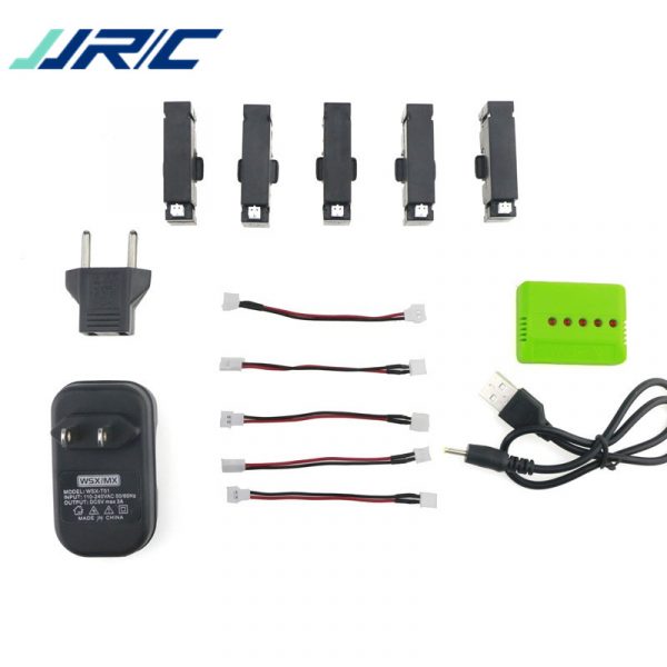 5pcs 25C 37V 400mAh Battery 5 in 1 Charger for JJRC H37