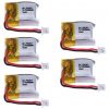 5pcs 37V 100mAh Battery for Cheerson CX 10 CX 10A CX 10C Wltoys V646 V676 V272 H1 JD395