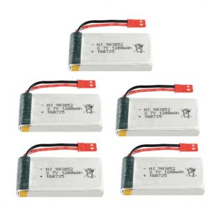 5pcs 37V 1200mah Battery for JJRC H11C H11D