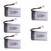 5pcs 37V 650mAh Battery for Syma X5C X5C 1 X5 X5SC X5SW JJRC H9D M68 K60 HQ 905 CX30