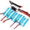 5pcs 37V 750mAh Battery 5 in 1 Charger for Wltoys V626 V636 V686