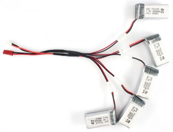 5pcs 74V 400mAh Battery Charging Cable for Nighthawk DM007