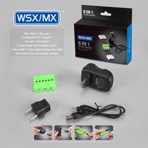 6 Port WSX MX X6A A Charger with EU Adapter
