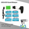 6pcs 25C 37V 720MAH Battery and 6 Port WSX MX X6A A05 Charger for WLtoys V931 F949