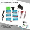 6pcs 25C 37V 750MAH Battery and 6 Port WSX MX X6A B04 Charger for WLtoys V636 V686 V686G