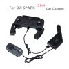 Dual Car Charger for Battery and Transmitter for DJI Spark
