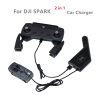 Dual Car Charger for Battery and Transmitter for DJI Spark