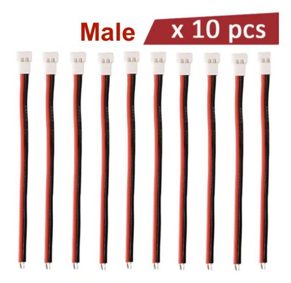 10pcs 1S Lipo Battery Balance Charger Cable Molex 51005 Plug 2.0mm Pitch for Syma X5C Hubsan X4 10PCS MALE 1