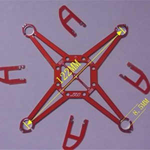 122mm 12mm 10g PCB Frame for 820 Coreless Motors 85x20mm 2