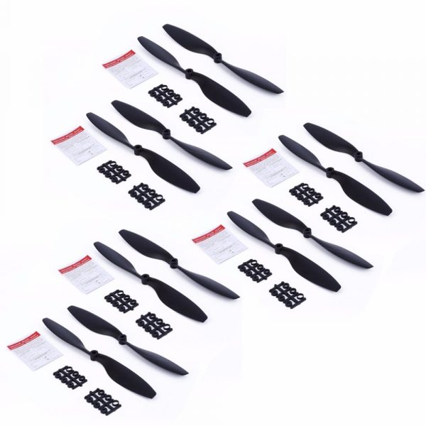 12pcs 10x4.5 1045 1045R Propeller for DJI F450 F550 A2212 kv1000 Motor BLACK12pcs 10x4.5 1045 1045R Propeller for DJI F450 F550 A2212 kv1000 Motor BLACK