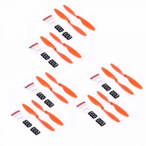 12pcs 10x4.5 1045 1045R Propeller for DJI F450 F550 A2212 kv1000 Motor ORANGE