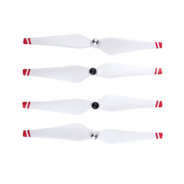 2 Pairs of Self Locking Propeller 9443 for DJI phantom 2 Vision WHITE RED