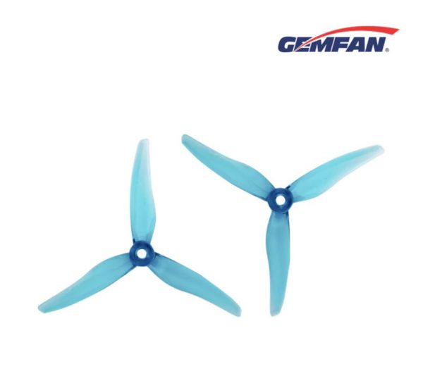 24pcs CW Clockwise CCW Counter Clockwise Gemfan 51466 5inch 3 Blade Propeller BLUE