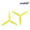 24pcs CW Clockwise CCW Counter Clockwise Gemfan 51466 5inch 3 Blade Propeller YELLOW