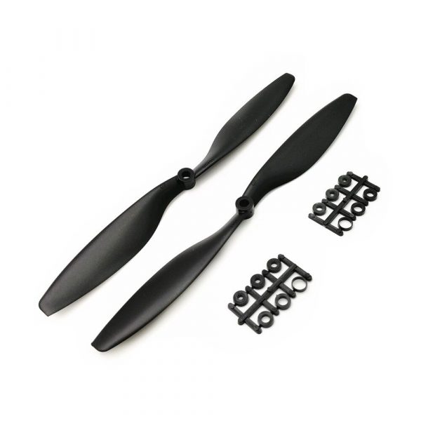 2pcs 1045 1045R 10x4.5 CW Clockwise CCW Counter Clockwise Propeller for DJI F450 500 F550 BLACK