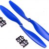 2pcs 1045 1045R 10x4.5 CW Clockwise CCW Counter Clockwise Propeller for DJI F450 500 F550 BLUE