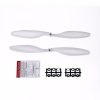 2pcs 1045 1045R 10x4.5 CW Clockwise CCW Counter Clockwise Propeller for DJI F450 500 F550 WHITE