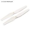 2pcs CCW Counter Clockwise B Propeller for Syma X8C X8W X8G WHITE