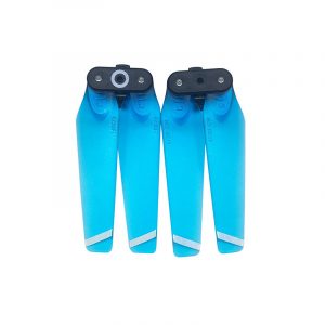 2pcs CW Clockwise CCW Counter Clockwise Quick Release Foldable Propeller for DJI Spark TRANSPARENT BLUE