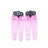 2pcs CW Clockwise CCW Counter Clockwise Quick Release Foldable Propeller for DJI Spark TRANSPARENT PINK