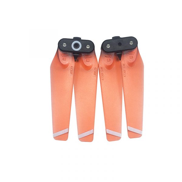 2pcs CW Clockwise CCW Counter Clockwise Quick Release Foldable Propeller for DJI Spark TRANSPARENT RED