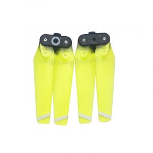 2pcs CW Clockwise CCW Counter Clockwise Quick Release Foldable Propeller for DJI Spark TRANSPARENT YELLOW