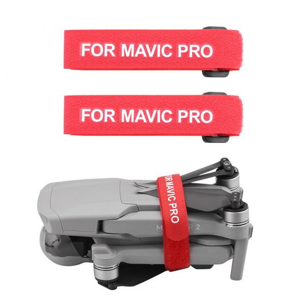 2pcs Propeller Protection Stabilizer Strap for DJI Mavic Pro Mavic Air 2 Mavic 2 Pro Zoom Spark RED
