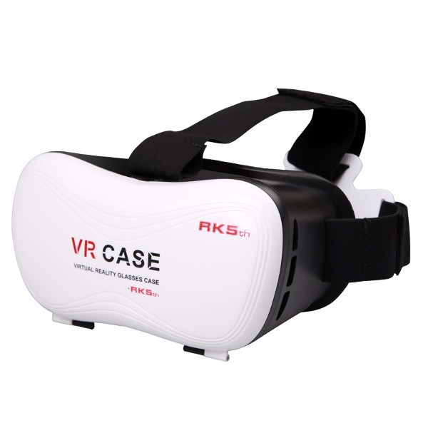 3D VR Case Virtual Reality Glasses with Gamepad for 45 to 6 Inch Smartphones