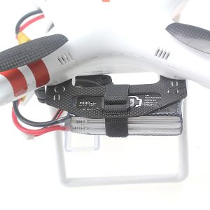 3K Carbon Fiber Battery Add On Plates for DJI Phantom 4