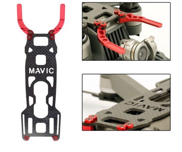 3K Carbon Fiber Gimbal Protection Plate Kit for DJI Mavic Pro 2
