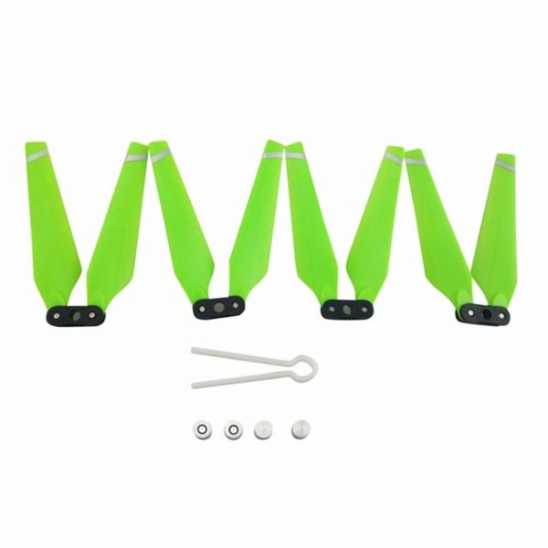 4pcs 2x CW Clockwise 2x CCW Counter Clockwise Foldable Propeller for Hubsan H501S MJX B2W B2C GREEN