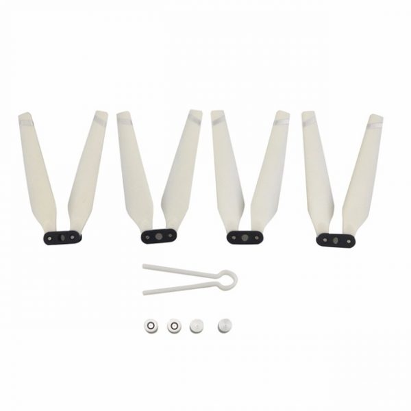 4pcs 2x CW Clockwise 2x CCW Counter Clockwise Foldable Propeller for Hubsan H501S MJX B2W B2C WHITE