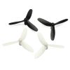 4pcs 3 Blade Propeller for Eachine H1 H7 Wltoys V646 V676 V676A Cheerson CX 10 CX 10A CX 11 CX 12 JJ810 JD395 BLACK WHITE